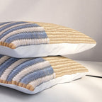 Mid Century Modern Minimalist Color Field Geometric Style Pillow Sham Gallery Image 3