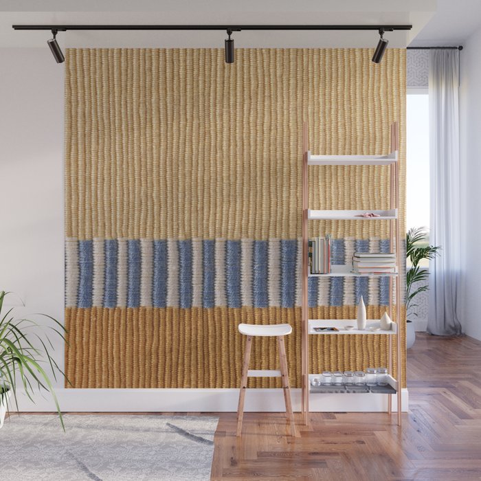 Mid Century Modern Minimalist Color Field Geometric Style Wall Mural Gallery Image 1