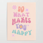 Danish Pastel Retro Inspirational Quote Poster Gallery Image 4