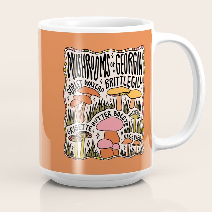 Mushrooms of Georgia Coffee Mug Gallery Image 2
