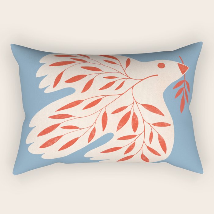 Dove of peace Rectangular Pillow Gallery Image 2