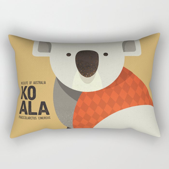 Hello Koala Rectangular Pillow Gallery Image 2