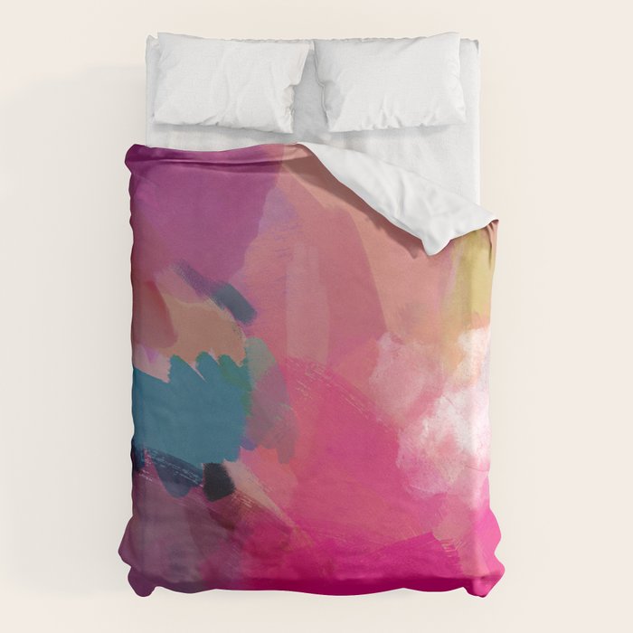PINK abstract landscape Duvet Cover Gallery Image 6