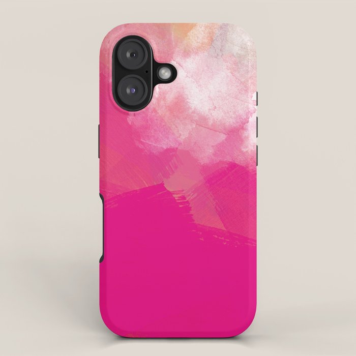 PINK abstract landscape iPhone Case Gallery Image 1