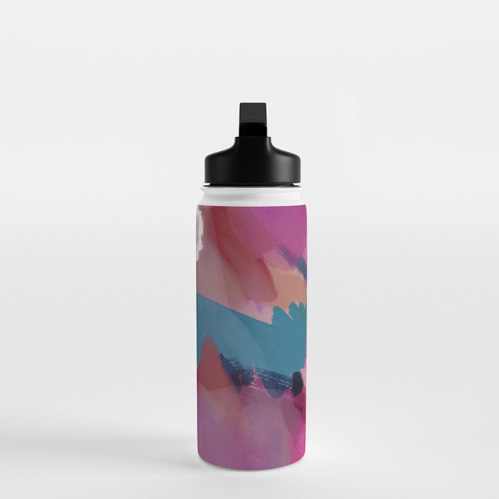 PINK abstract landscape Water Bottle Gallery Image 3