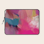 PINK abstract landscape Laptop Sleeve Gallery Image 1