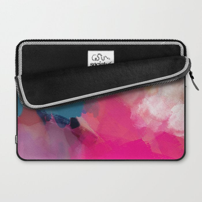 PINK abstract landscape Laptop Sleeve Gallery Image 2