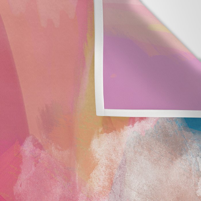 PINK abstract landscape Wall Tapestry Gallery Image 3