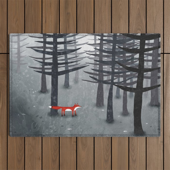 The Fox and the Forest Outdoor Rug Gallery Image 1