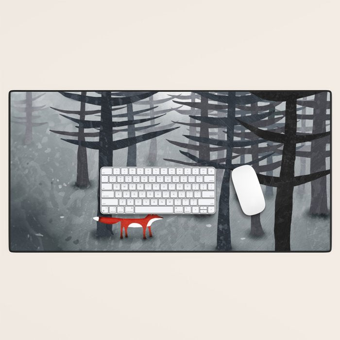 The Fox and the Forest Desk Mat Gallery Image 1