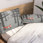 The Fox and the Forest Pillow Sham Gallery Image 2