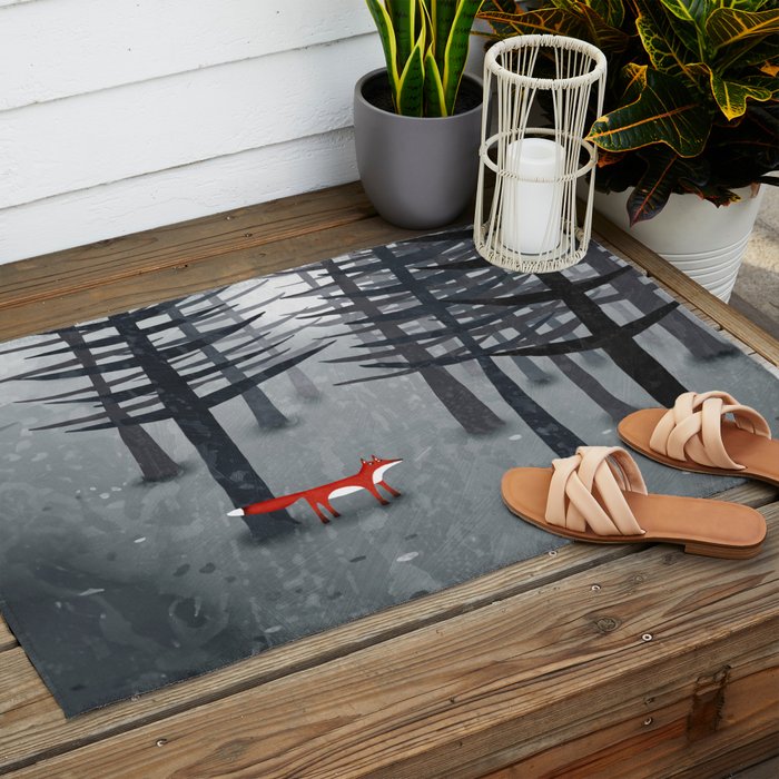 The Fox and the Forest Outdoor Rug Gallery Image 2