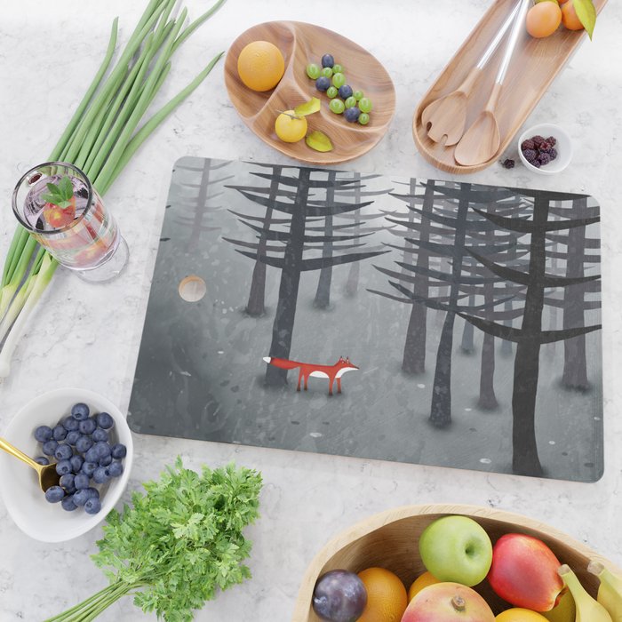 The Fox and the Forest Cutting Board Gallery Image 2
