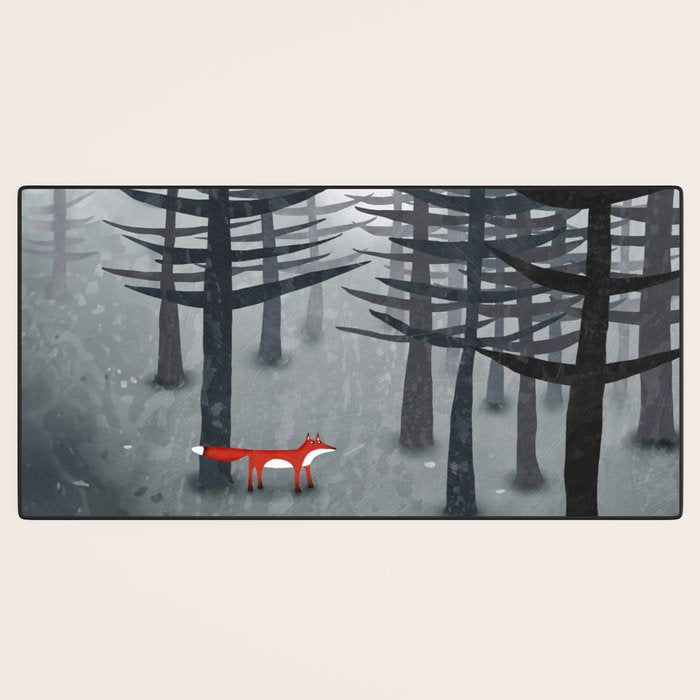 The Fox and the Forest Desk Mat Gallery Image 3