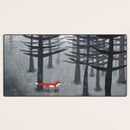 The Fox and the Forest Desk Mat Gallery Image 3