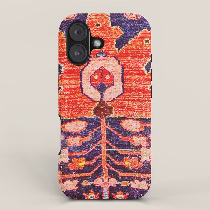 Hamadan Vintage Persian Tribal Rug Print iPhone Case Gallery Image 1