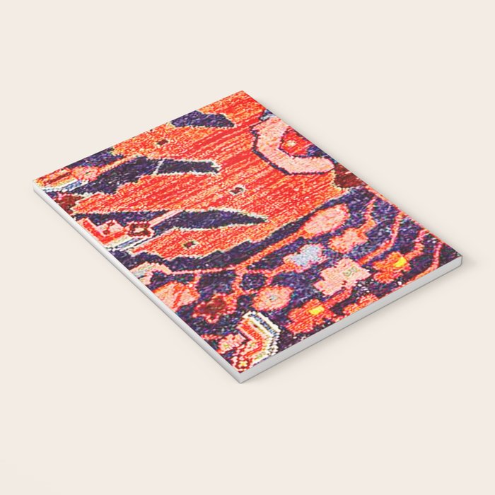 Hamadan Vintage Persian Tribal Rug Print Notebook Gallery Image 3