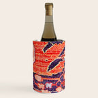 Hamadan Vintage Persian Tribal Rug Print Wine Chiller Gallery Image 3