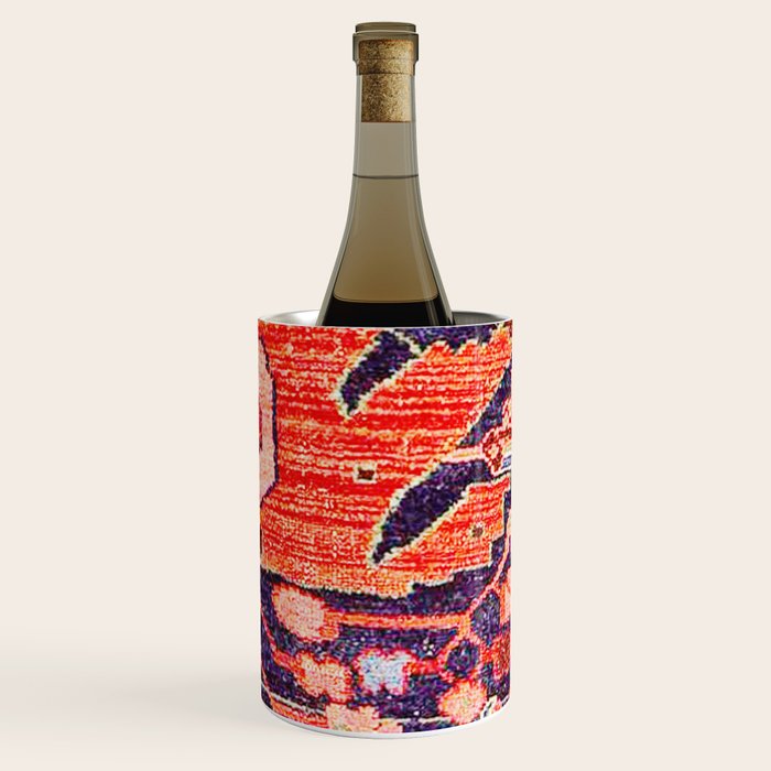 Hamadan Vintage Persian Tribal Rug Print Wine Chiller Gallery Image 3