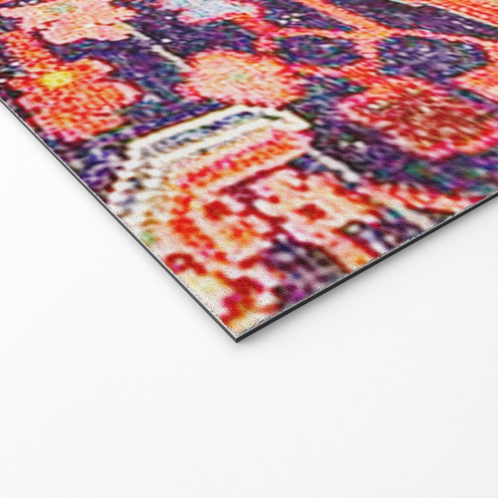 Hamadan Vintage Persian Tribal Rug Print Welcome Mat Gallery Image 2