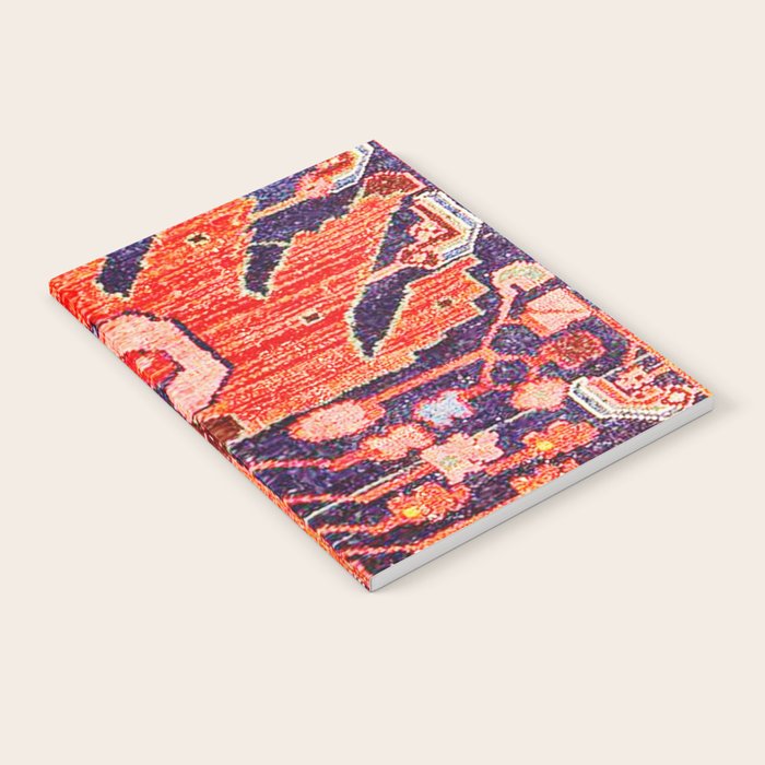 Hamadan Vintage Persian Tribal Rug Print Notebook Gallery Image 2