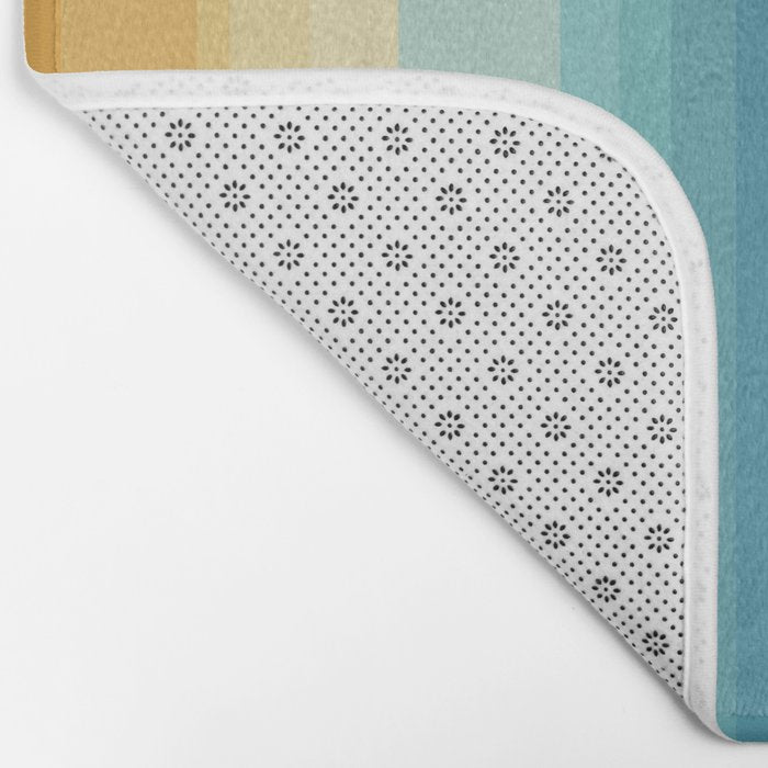 Classic Stripes XVI - Ombre Rainbow Bath Mat Gallery Image 2