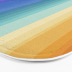 Classic Stripes XVI - Ombre Rainbow Bath Mat Gallery Image 3