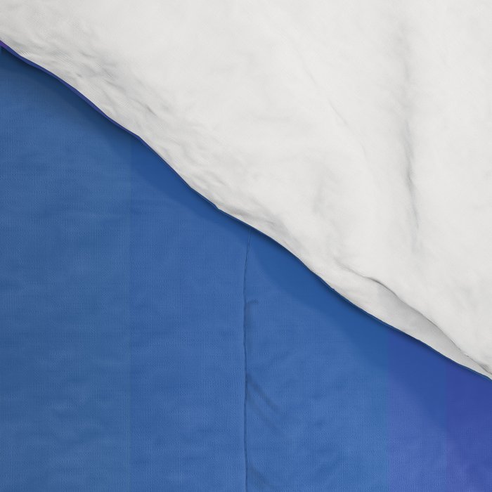 Classic Stripes XVI - Ombre Rainbow Comforter Gallery Image 4