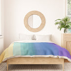 Classic Stripes XVI - Ombre Rainbow Duvet Cover Gallery Image 3