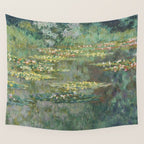 Water Lily Pond Claude Monet Wall Tapestry Gallery Image 4