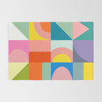 mid mod summer checkers Rug Gallery Image 2