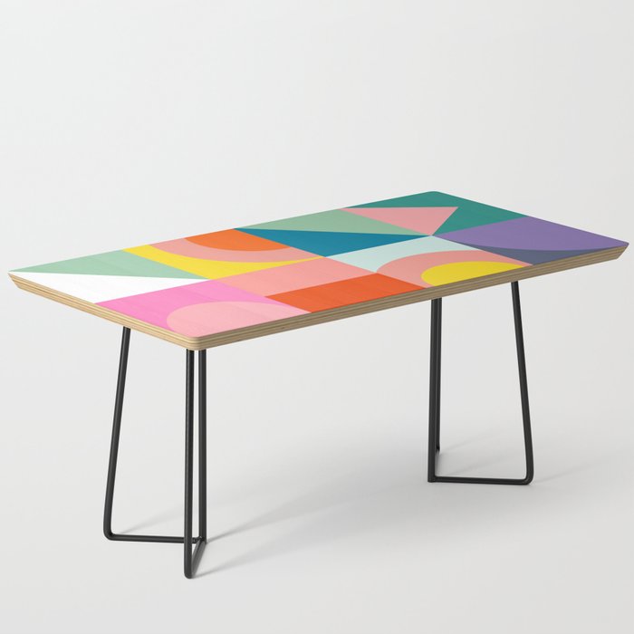 mid mod summer checkers Coffee Table Gallery Image 1