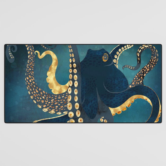 Metallic Octopus IV Desk Mat Gallery Image 3