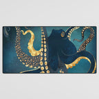 Metallic Octopus IV Desk Mat Gallery Image 3