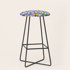 Bold Colorful Checks Pattern - Small XVI Stool Gallery Image 1