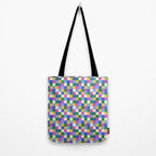 Bold Colorful Checks Pattern - Small XVI Tote Bag Gallery Image 2
