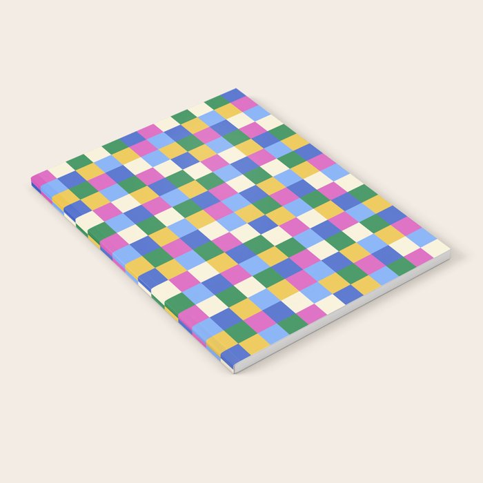 Bold Colorful Checks Pattern - Small XVI Notebook Gallery Image 2