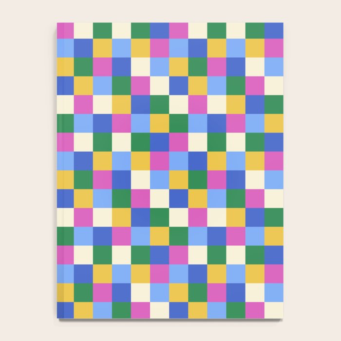 Bold Colorful Checks Pattern - Small XVI Notebook Gallery Image 4