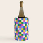 Bold Colorful Checks Pattern - Small XVI Wine Chiller Gallery Image 1