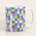 Bold Colorful Checks Pattern - Small XVI Coffee Mug Gallery Image 1