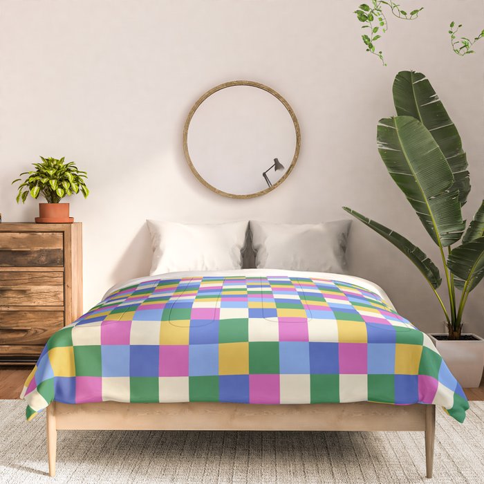Bold Colorful Checks Pattern - Small XVI Comforter Gallery Image 3