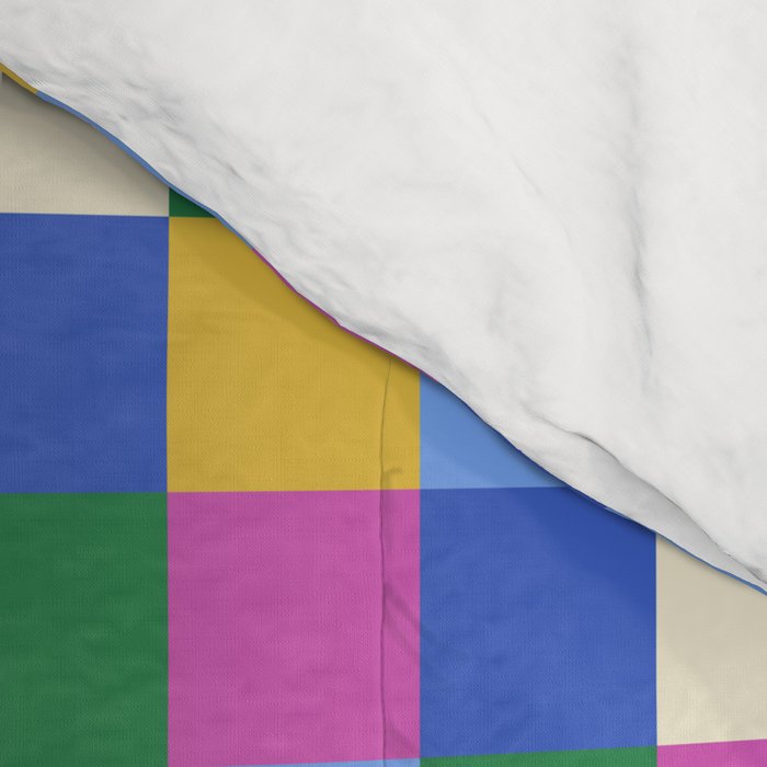 Bold Colorful Checks Pattern - Small XVI Comforter Gallery Image 4