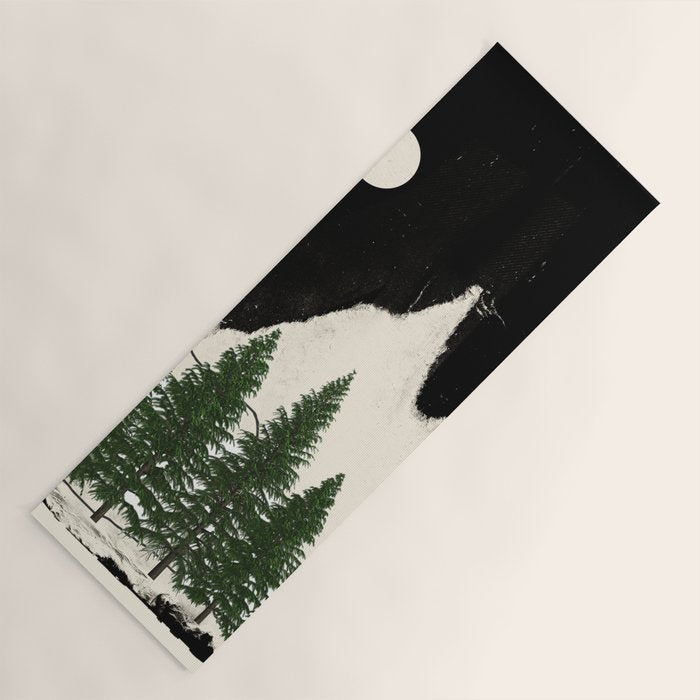 minimal collage/ Forest Yoga Mat Gallery Image 1