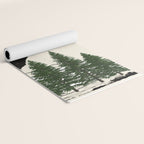 minimal collage/ Forest Yoga Mat Gallery Image 2