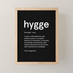 Hygge: Black Edition Mini Art Print Gallery Image 1