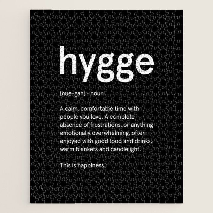 Hygge: Black Edition Jigsaw Puzzle Gallery Image 1