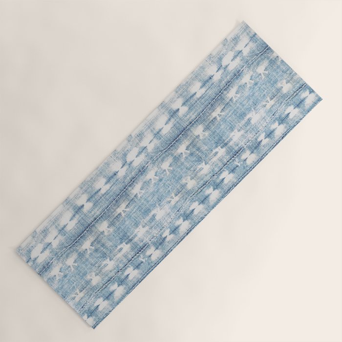 Rustic Indigo Yoga Mat Gallery Image 1