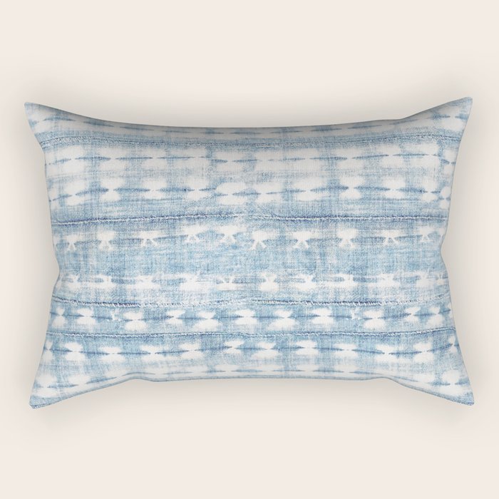Rustic Indigo Rectangular Pillow Gallery Image 1