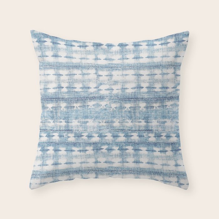 Rustic Indigo Throw Pillow Gallery Image 6