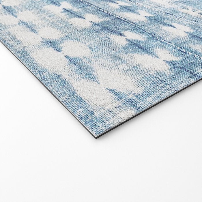 Rustic Indigo Welcome Mat Gallery Image 2